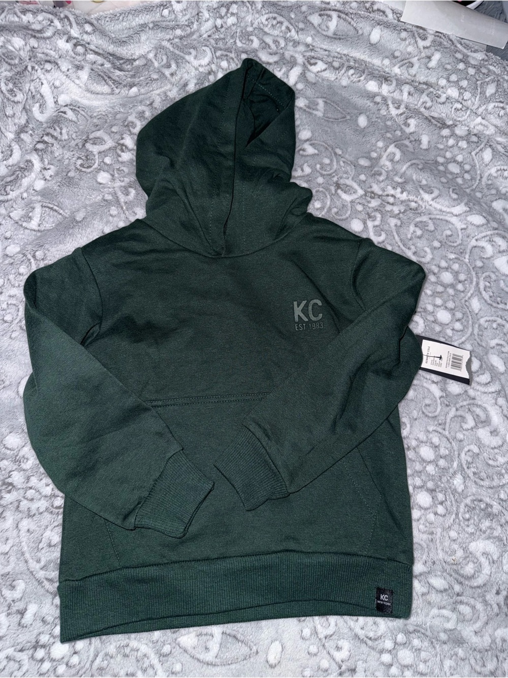 Kenneth Cole New York Kids Pine Green Hoodie – Size 4 – NWT